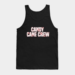 Candy Cane Crew Funny Christmas Tank Top